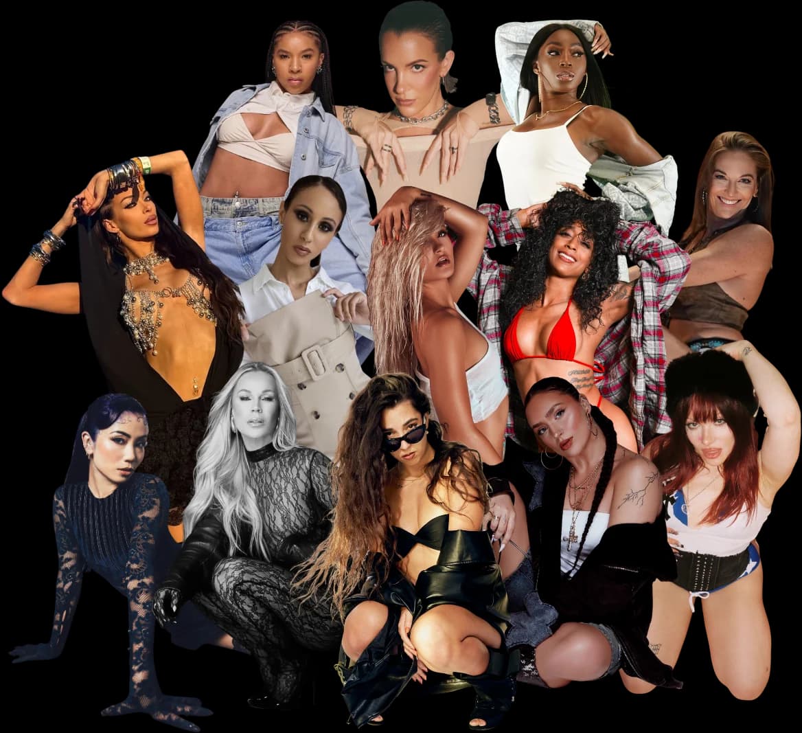 All 13 Chills Dance Camp 2026 instructors together